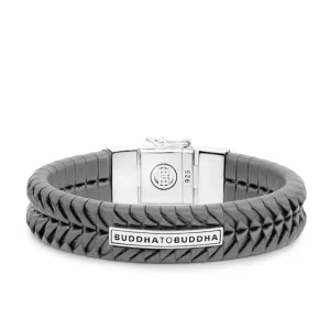 Buddha To Buddha Armband 161 Komang Leather Black