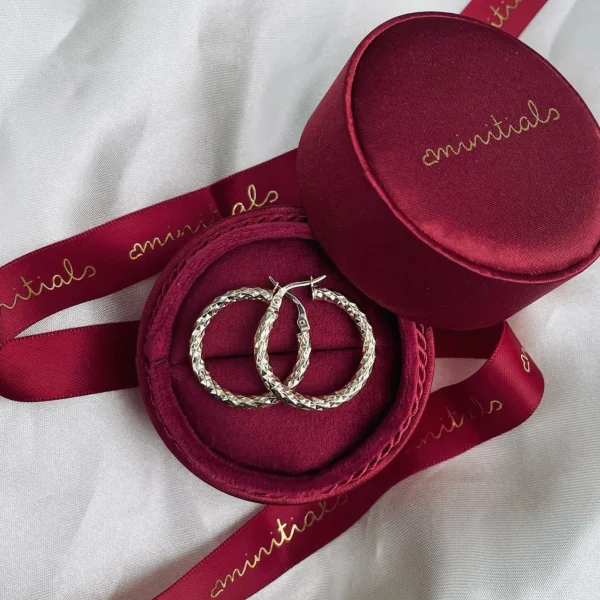 Minitials Chunky Hoops Oorbellen