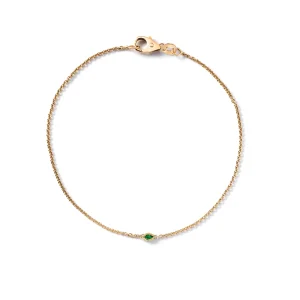 Miss Spring Armband Brilliantly Bezel Marquise Smaragd