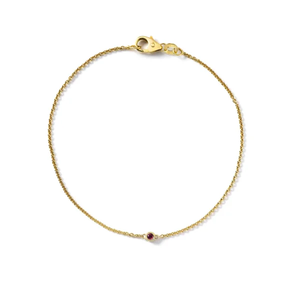Miss Spring Armband Button Robijn